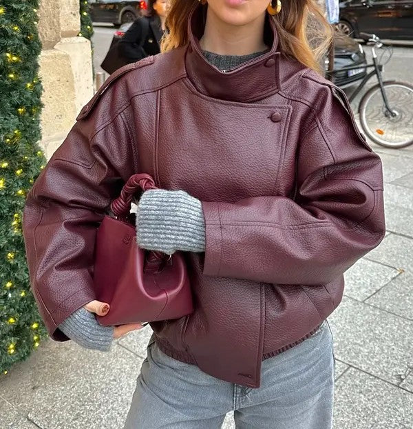 Oversized Faux Jacket