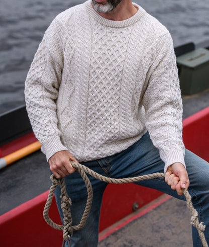 Cable knit sweater - Aron