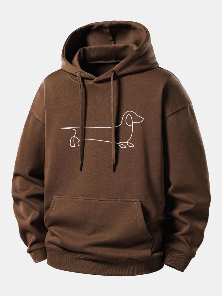 Dachshund Printed Hoodie