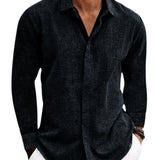 Men’s Long Sleeve Linen Shirt
