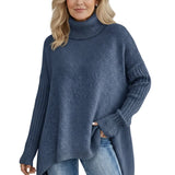 Ladies’ Long Roll Neck Jumper