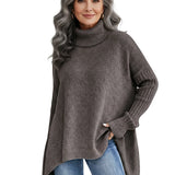 Ladies’ Long Roll Neck Jumper