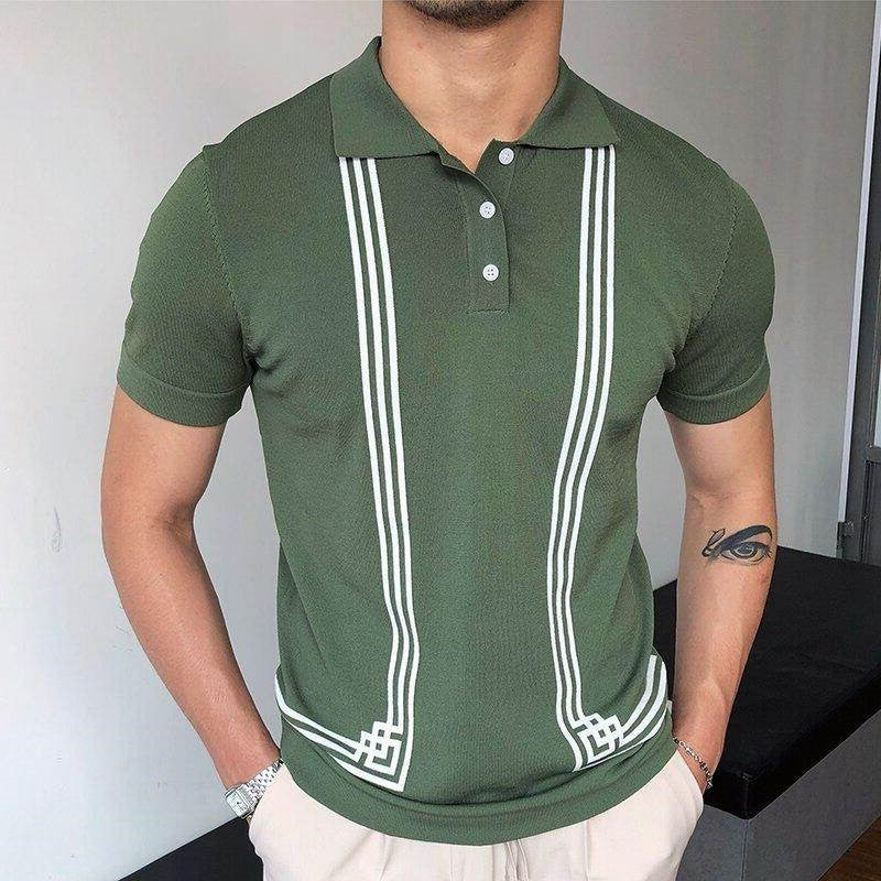 Striped Polo - Giancarlo