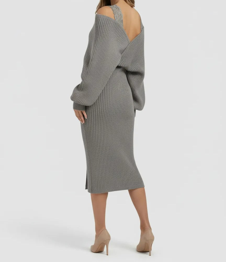 Off-Shoulder Dress - Rosemary