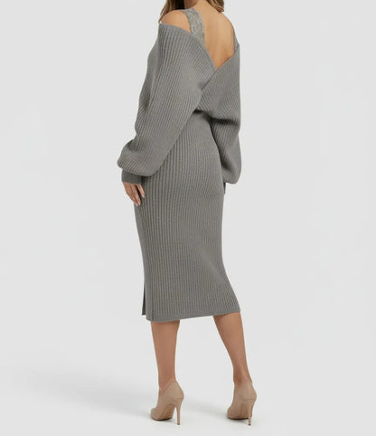 Off-Shoulder Dress - Rosemary