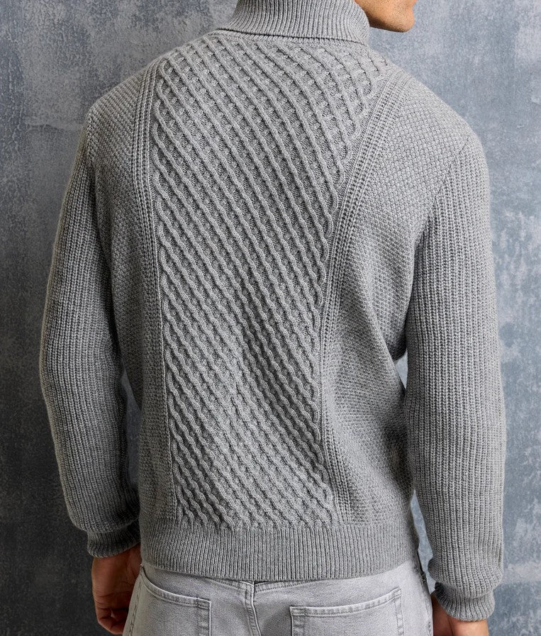 Cable Turtleneck - Nick