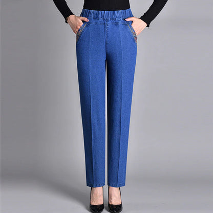 Jeans with Elastic Waist - Hinte