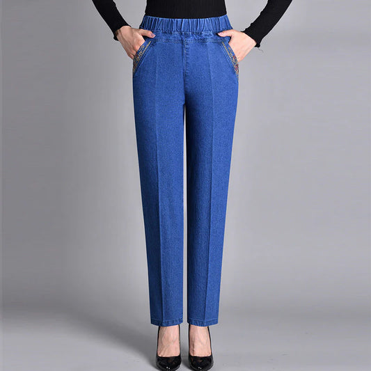 Jeans with Elastic Waist - Hinte