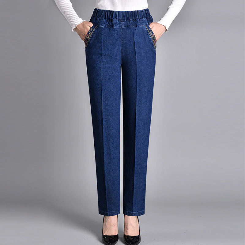 Jeans with Elastic Waist - Hinte