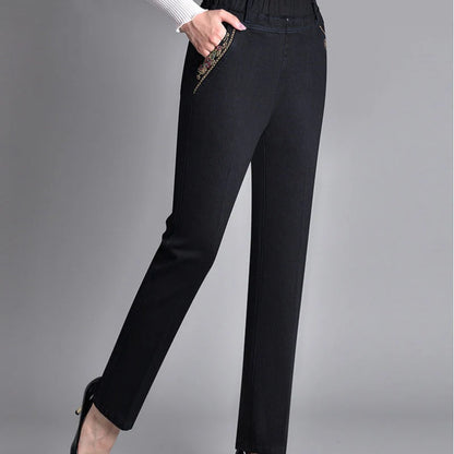 Jeans with Elastic Waist - Hinte
