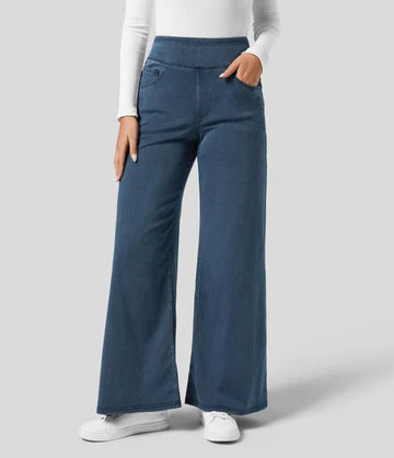 Denim Stretch Pants - Julia
