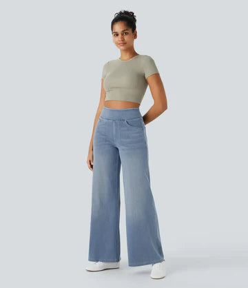 Denim Stretch Pants - Julia