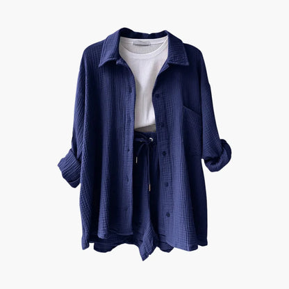 Cotton Lounge Set - Kelly