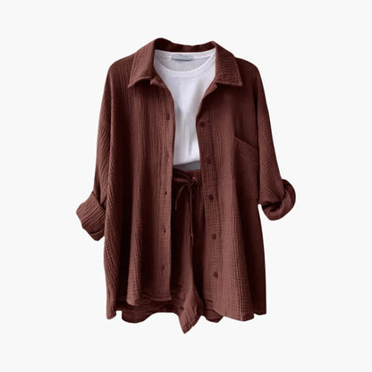 Cotton Lounge Set - Kelly