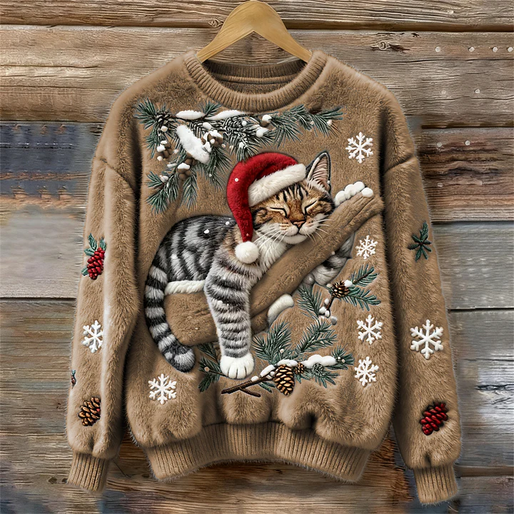 Christmas sweater - Kitty