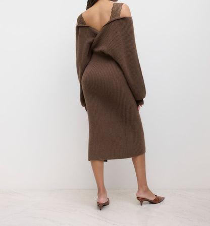 Off-Shoulder Dress - Rosemary