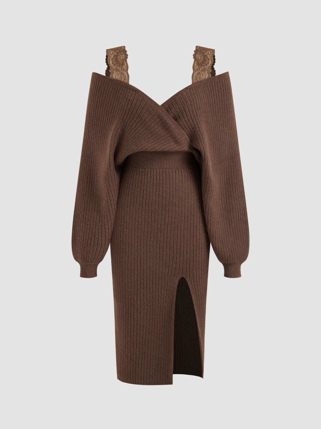 Off-Shoulder Dress - Rosemary