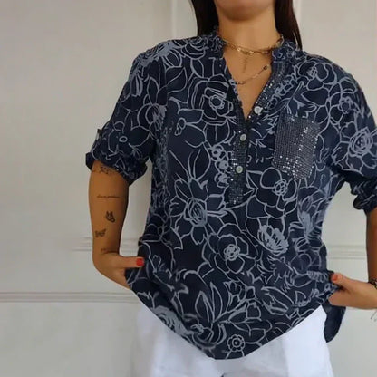 Floral Print Blouse - Leonie