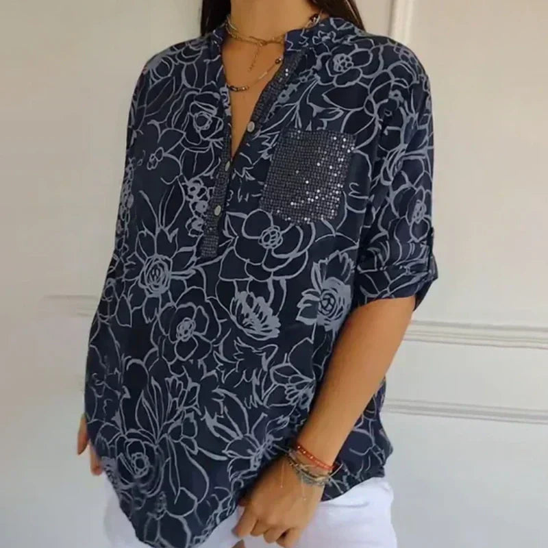 Floral Print Blouse - Leonie