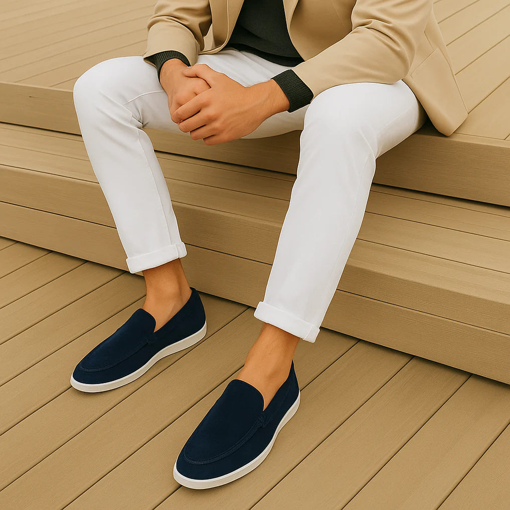 Suede Loafers - Lorenze