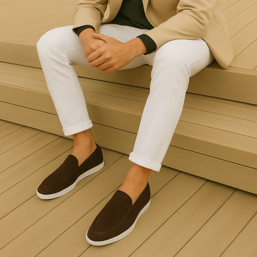 Suede Loafers - Lorenze