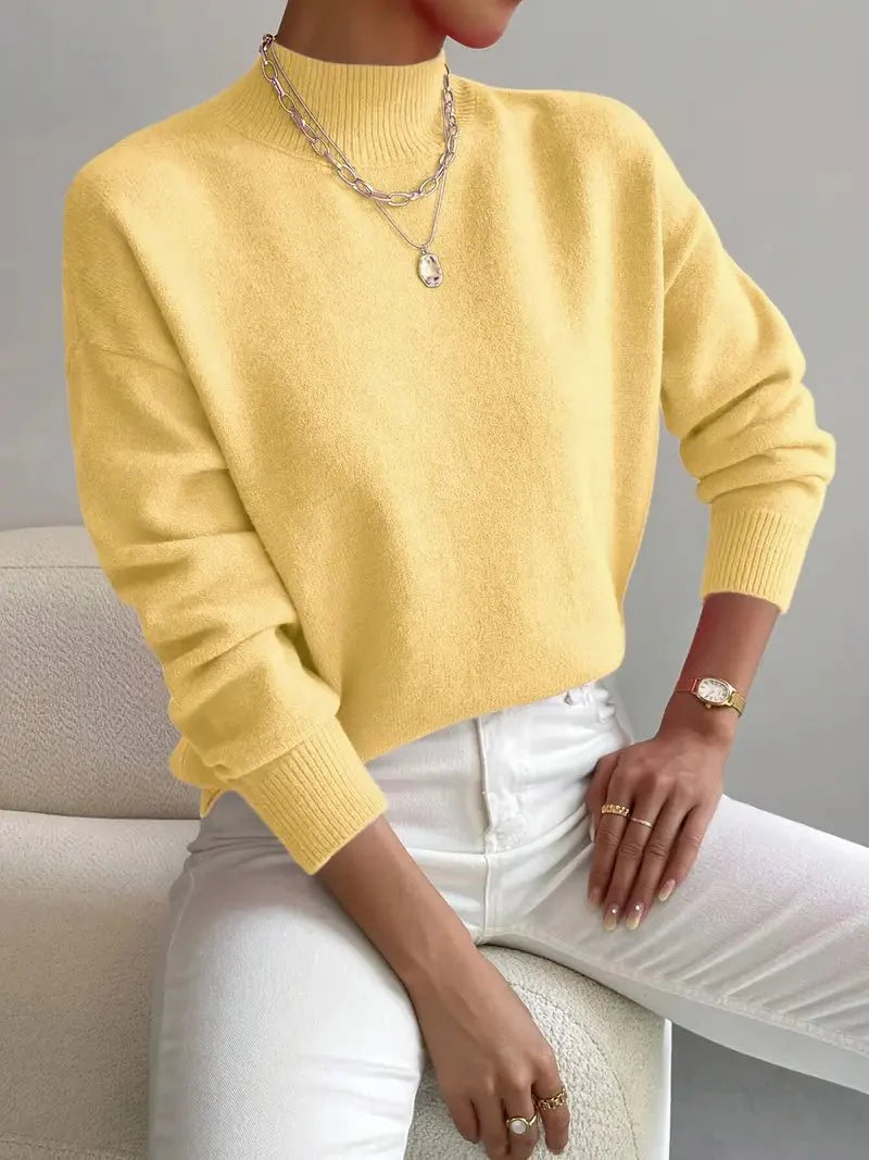 Women’s Knit Roll Neck Jumper