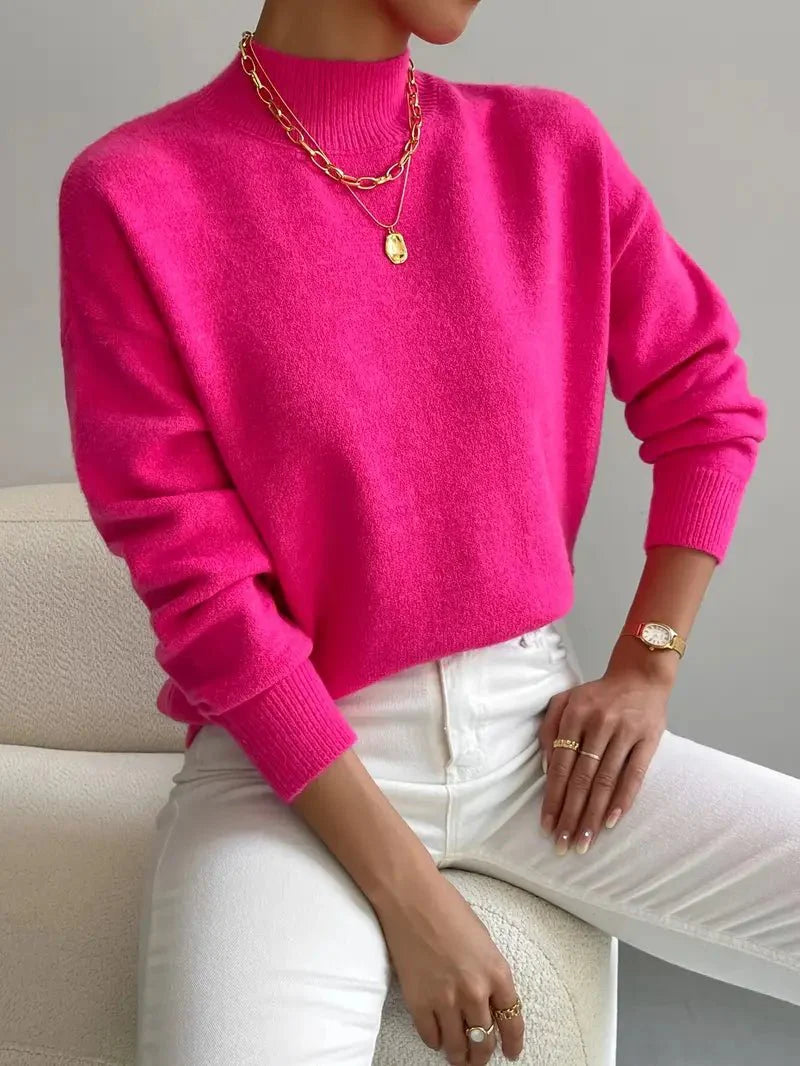 Women’s Knit Roll Neck Jumper
