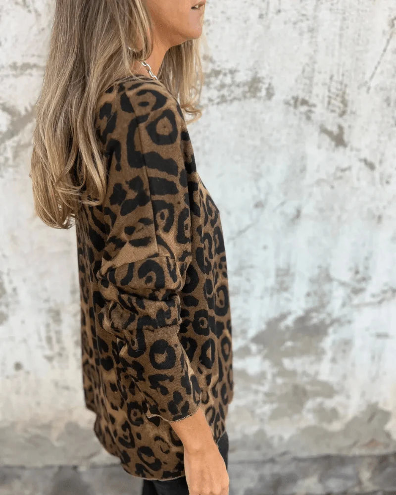 Leopard Print Top - Maelin