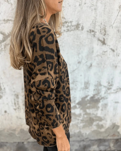 Leopard Print Top - Maelin