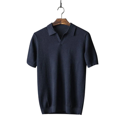 Tom Harley - Knitted polo shirt for men