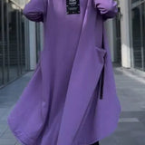 Ladies’ Oversized Longline Hoodie