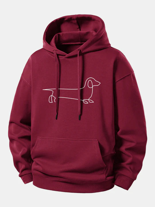 Dachshund Printed Hoodie