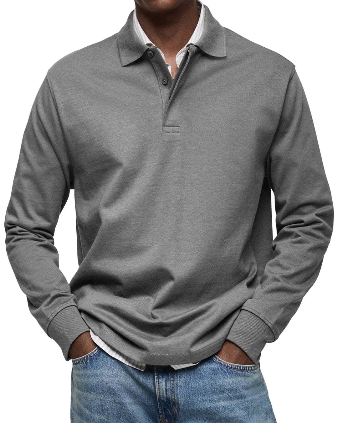 Long Sleeve Polo - Maxim