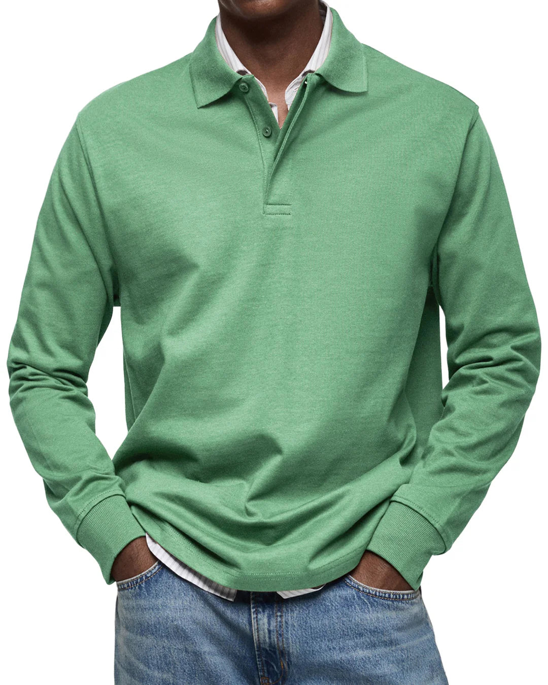 Long Sleeve Polo - Maxim
