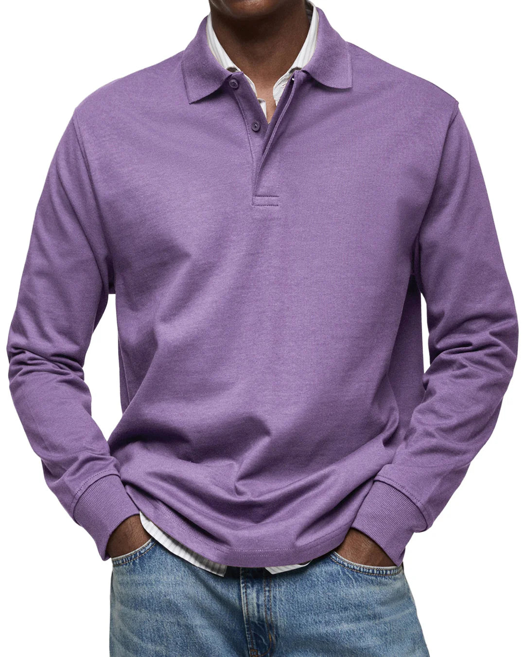 Men’s Long Sleeve Polo Shirt