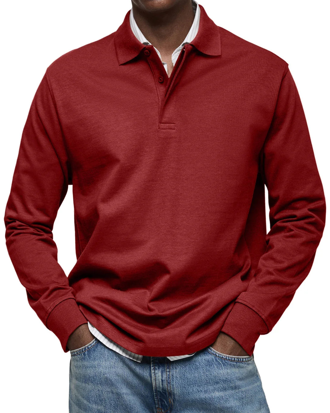 Long Sleeve Polo - Maxim