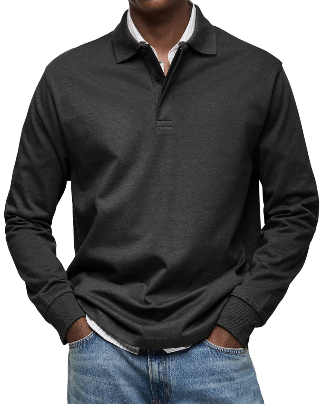 Long Sleeve Polo - Maxim