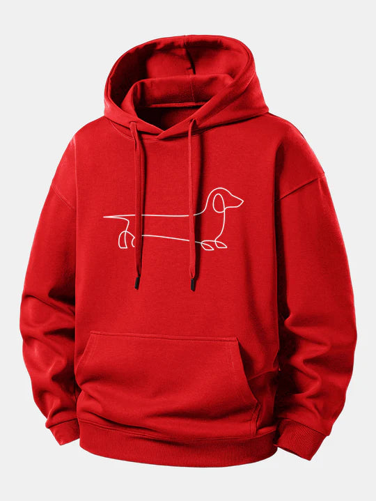 Dachshund Printed Hoodie