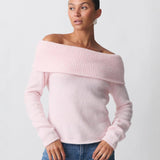 Ladies’ Off Shoulder Knit Jumper