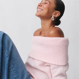 Ladies’ Off Shoulder Knit Jumper