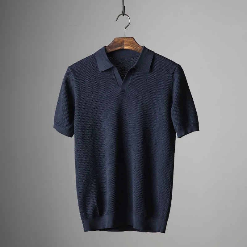 Tom Harley - Knitted polo shirt for men