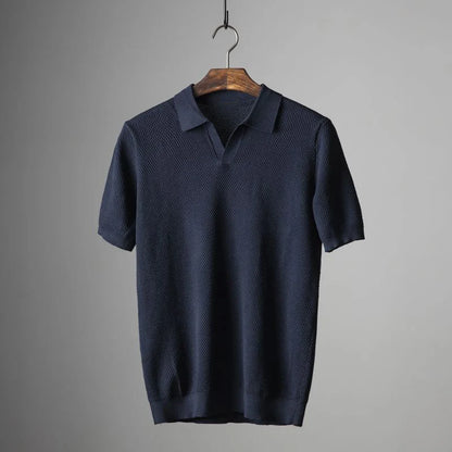 Tom Harley - Knitted polo shirt for men