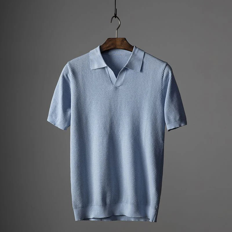 Tom Harley - Knitted polo shirt for men