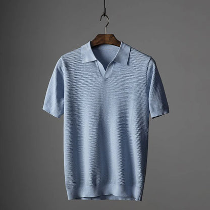 Tom Harley - Knitted polo shirt for men