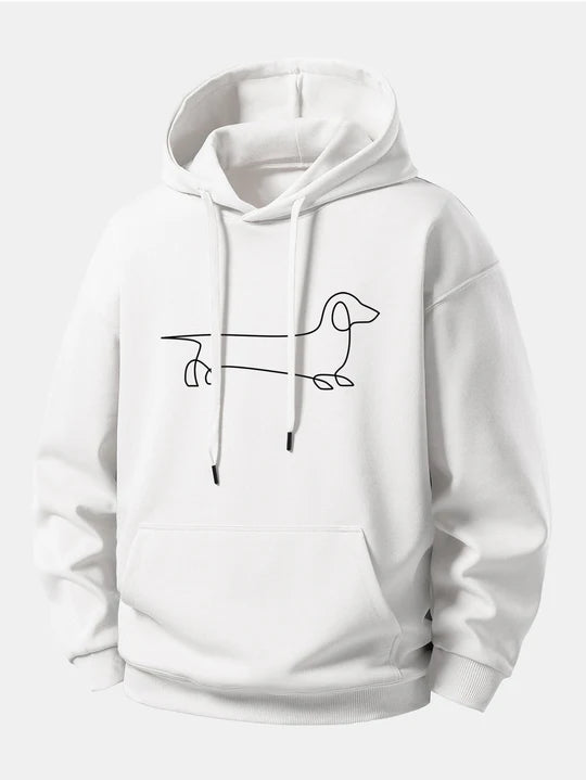 Dachshund Printed Hoodie