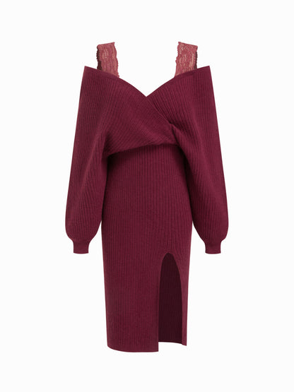 Off-Shoulder Dress - Rosemary